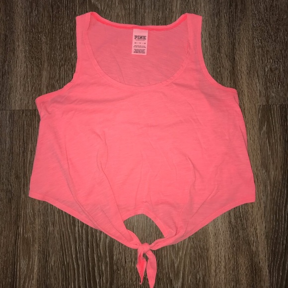 PINK Victoria's Secret Tops - PINK Victoria’s Secret Tie Crop Top Tank, XS